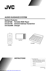 JVC XA-GP1BK - Audio Guide Portable Rom Player Instructions Manual