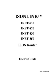Asus INET-850 User Manual