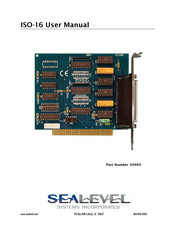 SeaLevel ISO-16 User Manual