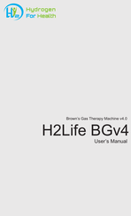 Hydrogen For Health H2Life BGv4 User Manual