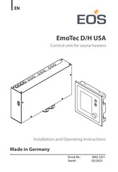 Eos EmoTec D Installation And Operating Instructions Manual