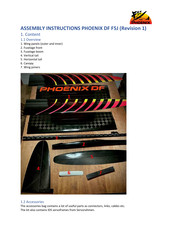 Phoenix DF F5J Assembly Instructions Manual