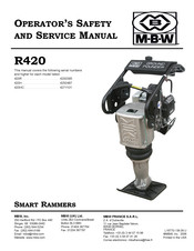 MBW 4200395 Operator's Safety And Service Manual