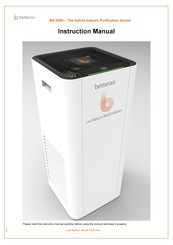 BetterAir BA-2080 Instruction Manual