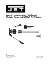 Jet Elite E-1236VS Assembly Instructions And Parts Manual
