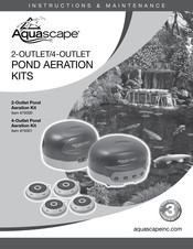 AquaScape 75000 Instruction And Maintenance