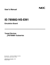 NEC IE-789882-NS-EM1 User Manual