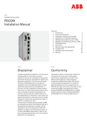 ABB PDCOM Installation Manual