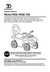 Dynacraft REALTREE RIDE-ON Owner's Manual