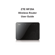 Zte MF29A User Manual