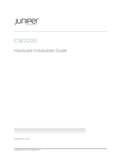Juniper CSE2000 Hardware Installation Manual