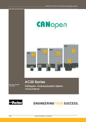 Parker CANopen AC20 Series Technical Manual