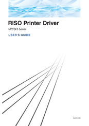 Riso SF5 Series User Manual