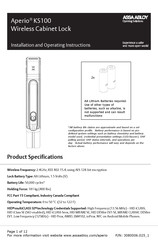 Assa Abloy Aperio KS100 Installation And Operating Instructions Manual