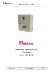 DAIREN SQW 12-4ND Operation Manual