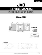 JVC UX-A52R Service Manual
