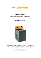 Tempsens CALsys-50 User Manual