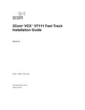 3Com VCX V7111 Installation Manual