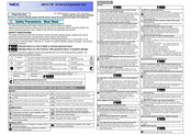 NEC N8141-75F Startup Manual