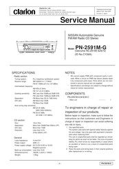 Clarion PN-2591M-G Service Manual