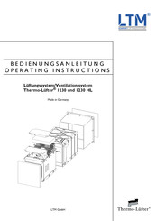 LTM Thermo-Lufter 1230 HL Operating Instructions Manual