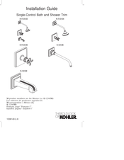 Kohler K-T13134 Installation Manual