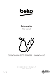 Beko B3RCNE364HW User Manual