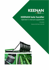 Alltech KEENAN MF350 Operator's Manual Supplement