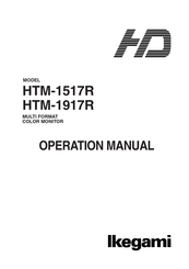 Ikegami HTM-1917R Operation Manual