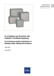 Stahl 8264 214-3 Series Operating Instructions Manual