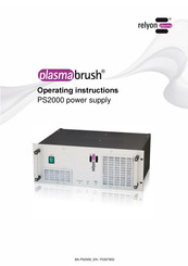 Relyon plasma PLASMA BRUSH PS2000 Operating Instructions Manual