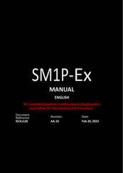Sensear SM1P-Ex Manual