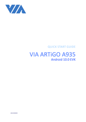 VIA Technologies ARTiGO A935 Quick Start Manual