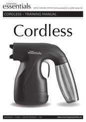 tanning essentials CORDLESS Training Manual