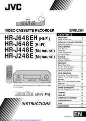 JVC HR-J248E Instructions Manual