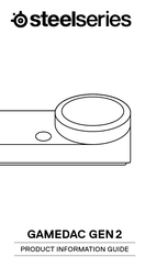 SteelSeries GAMEDAC GEN2 Product Information Manual