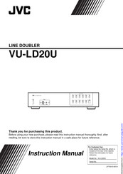 JVC VU-LD20U Instruction Manual