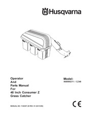 Husqvarna 968999211 Operator And Parts Manual