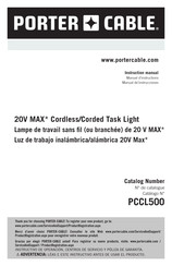 Porter-Cable PCCL500 Original Instructions Manual