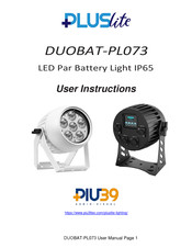 PLUSLITE DUOBAT-PL073 User Instructions