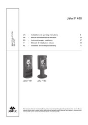 Jøtul F483 Installation And Operating Instructions Manual
