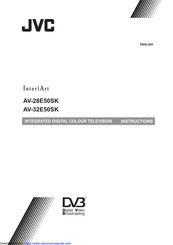 JVC InteriArt AV-28E50SK Instructions Manual