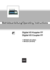 Stahl 9413/21-210-84-FF Operating Instructions Manual