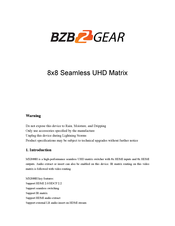 BZB Gear MXB88H User Manual