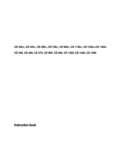 Atlas Copco CD 700+ Instruction Book