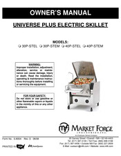 Market Forge Industries 30P-STEL Owner's Manual