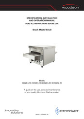 Woodson W.CVS.S.20 Specification, Installation And Operation Manual
