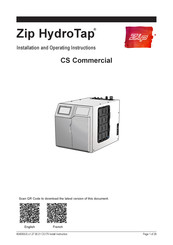 Zip HydroTap CS175 Installation And Operating Instructions Manual