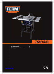Ferm TSM1033 Original Instructions Manual