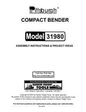 Pittsburgh 31980 Assembly Instructions Manual